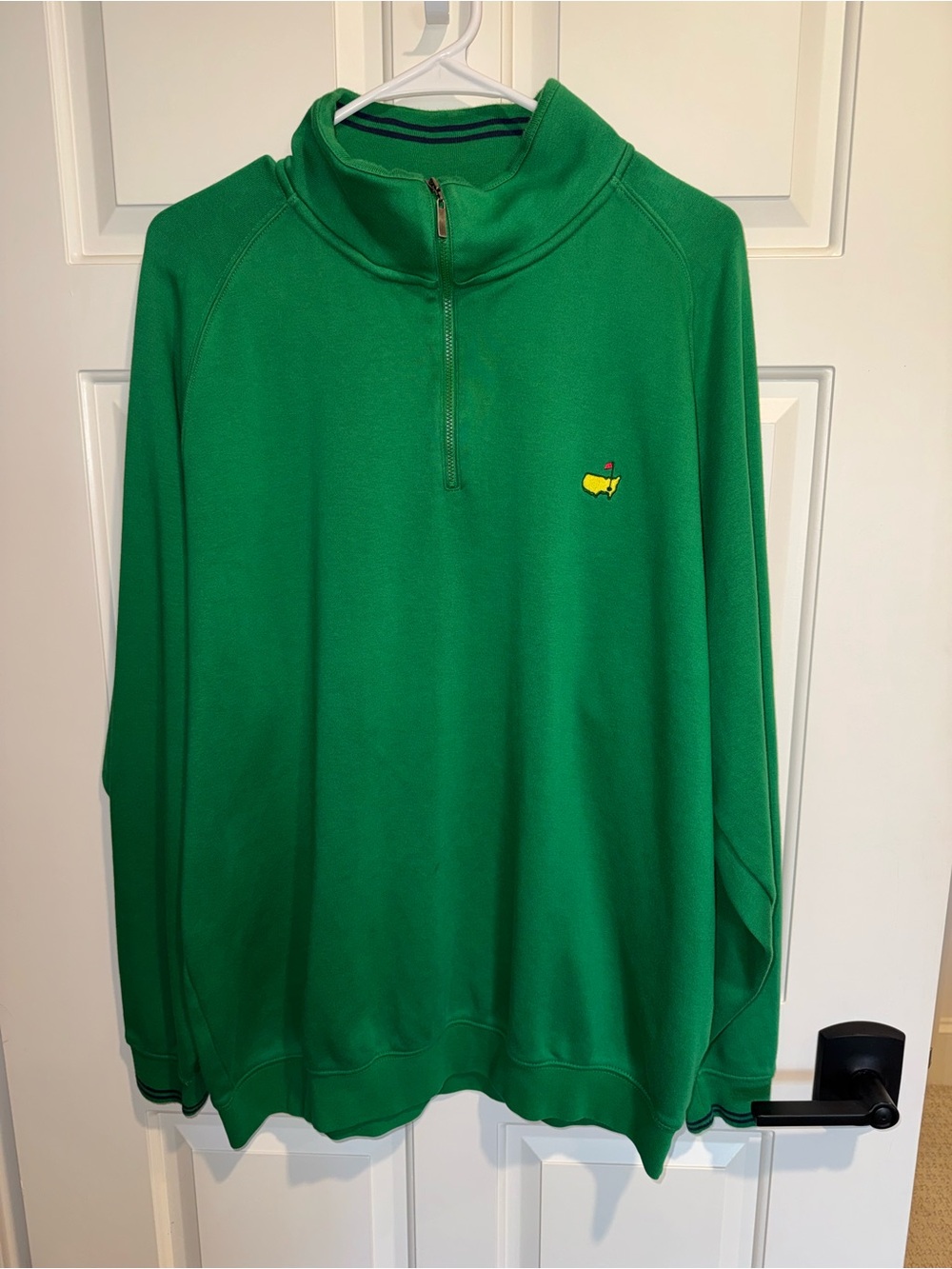 Men's Green Quarter-Zip Pullover Golf The Masters Collection XL